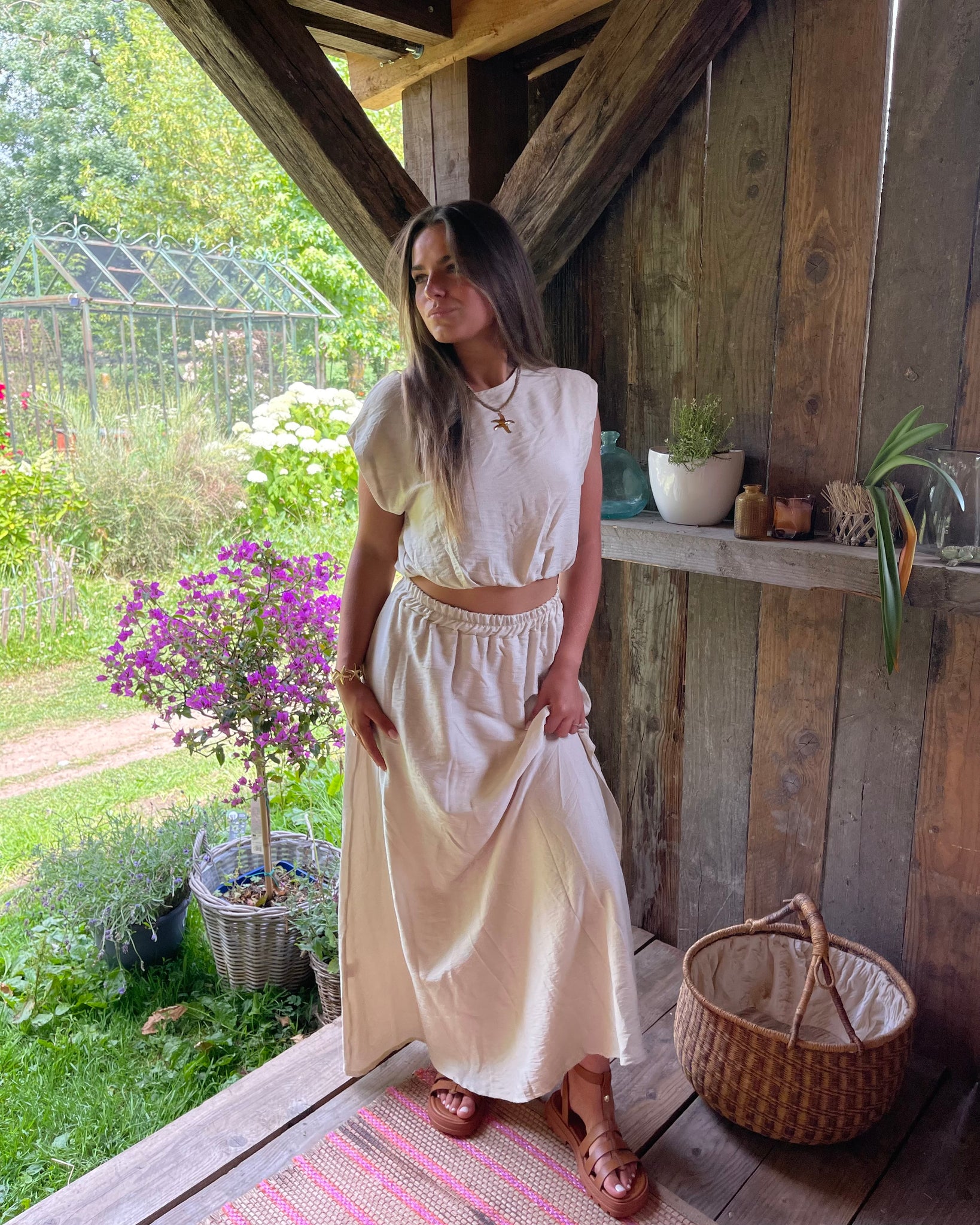 Ensemble jupe beige - JAISA
