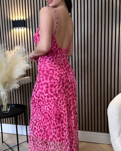 Robe rose - LÉOPARD
