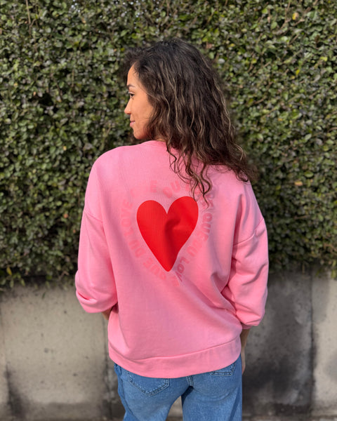 Pull rose - QUE DU LOVE