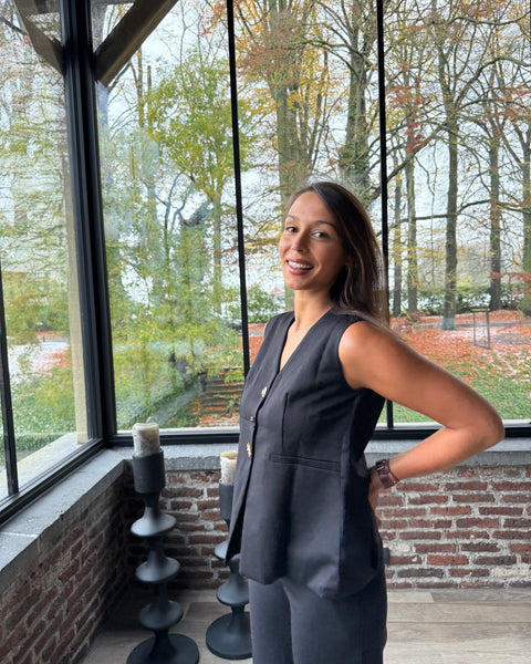 Pantalon chic noir - PAULINE