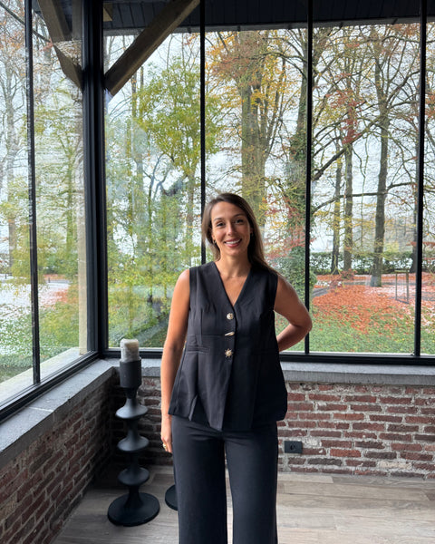 Pantalon chic noir - PAULINE