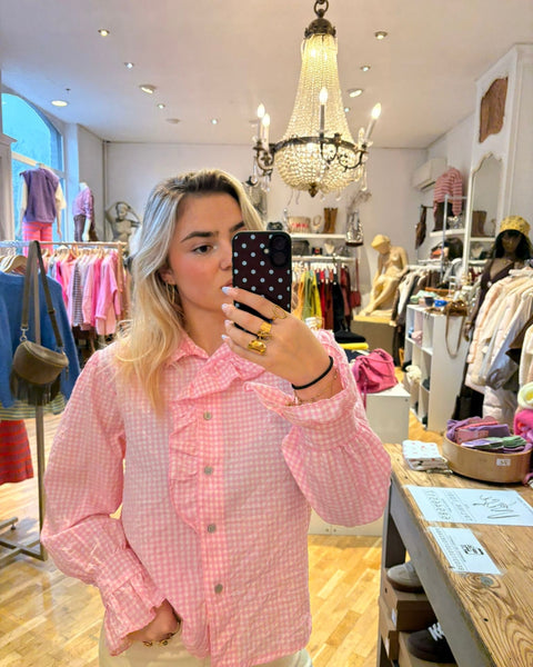 Pink blouse - SOFISIA