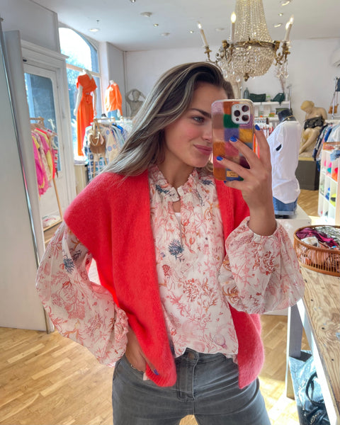 Chemisier corail - CARMEN