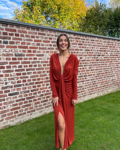 Robe terracotta - ANOUK