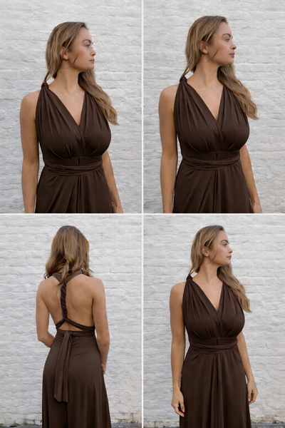 Robe marron - CAMÉLÉON