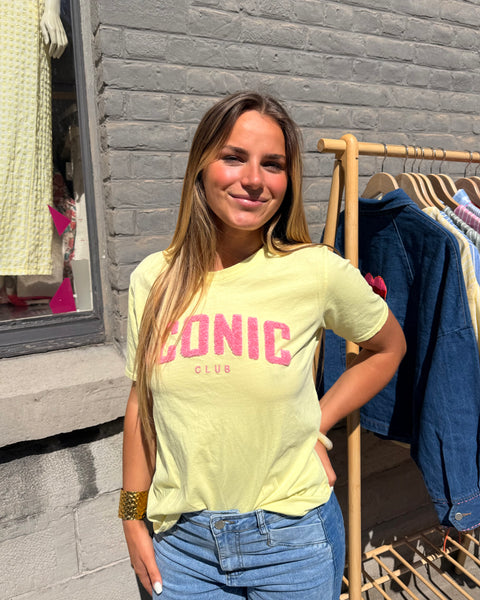 T-shirt jaune - ICONIC CLUB