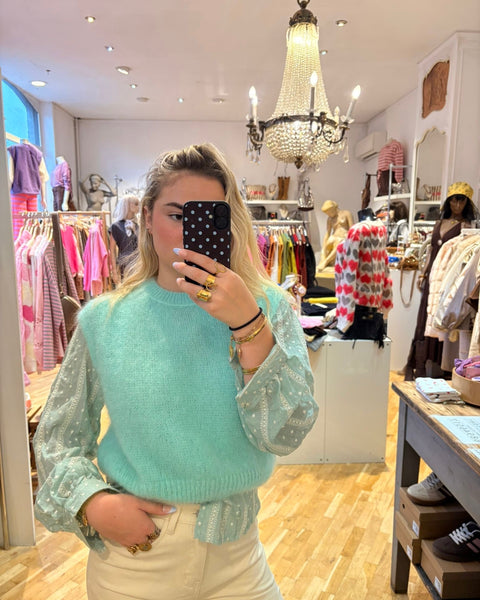 Pull vert d’eau - DADJI