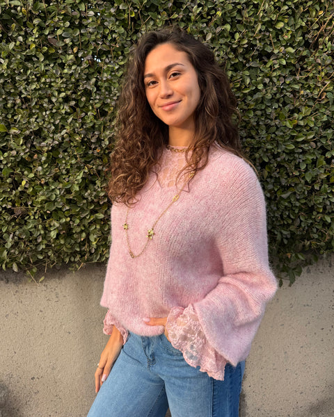 Dentelle à froufrou - ROSE