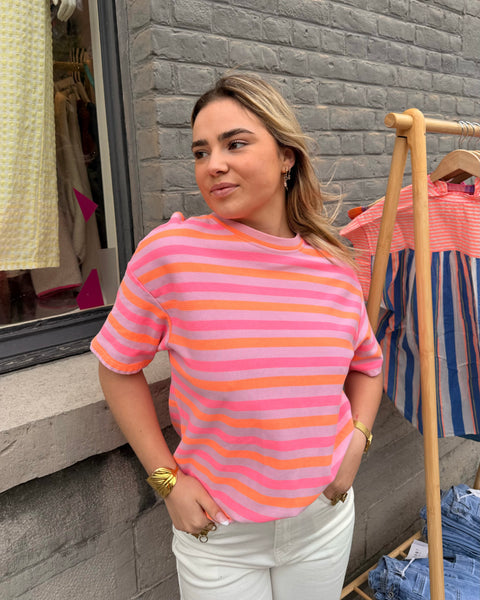 T-shirt rose - LIGNÉ
