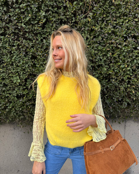 Taupe dentelle - JAUNE