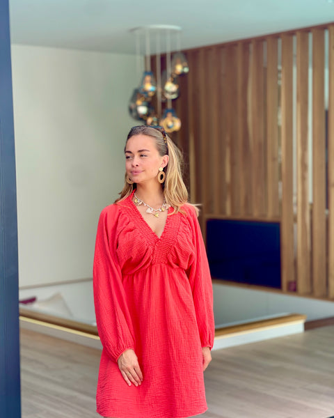 Robe corail - CASTI