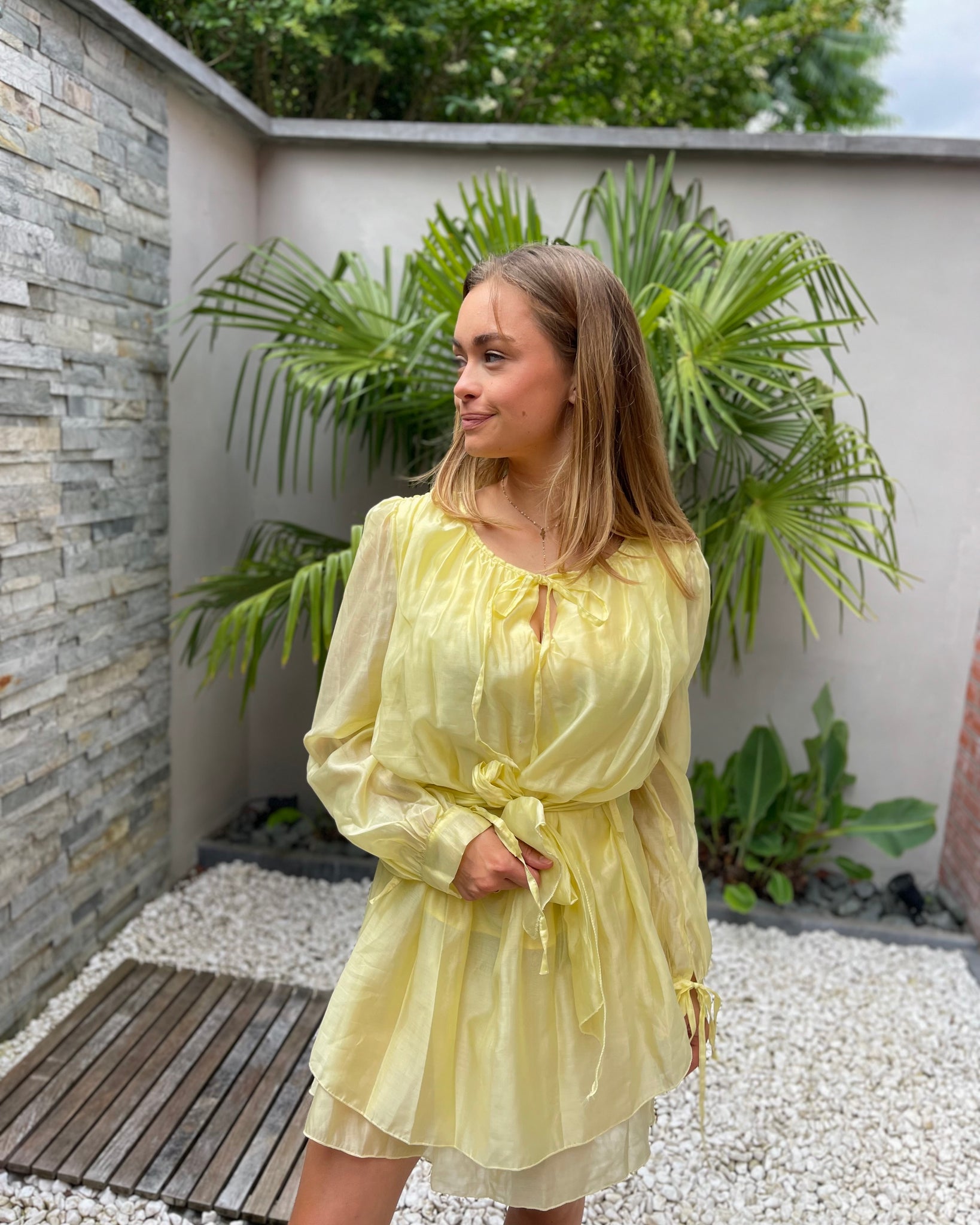 Robe jaune - CAMILLE