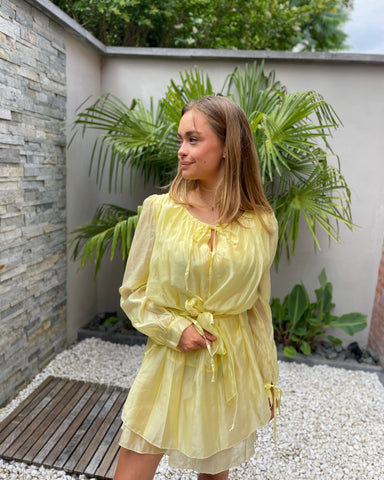 Robe jaune - CAMILLE