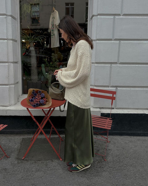 Jupe olive - SASIE