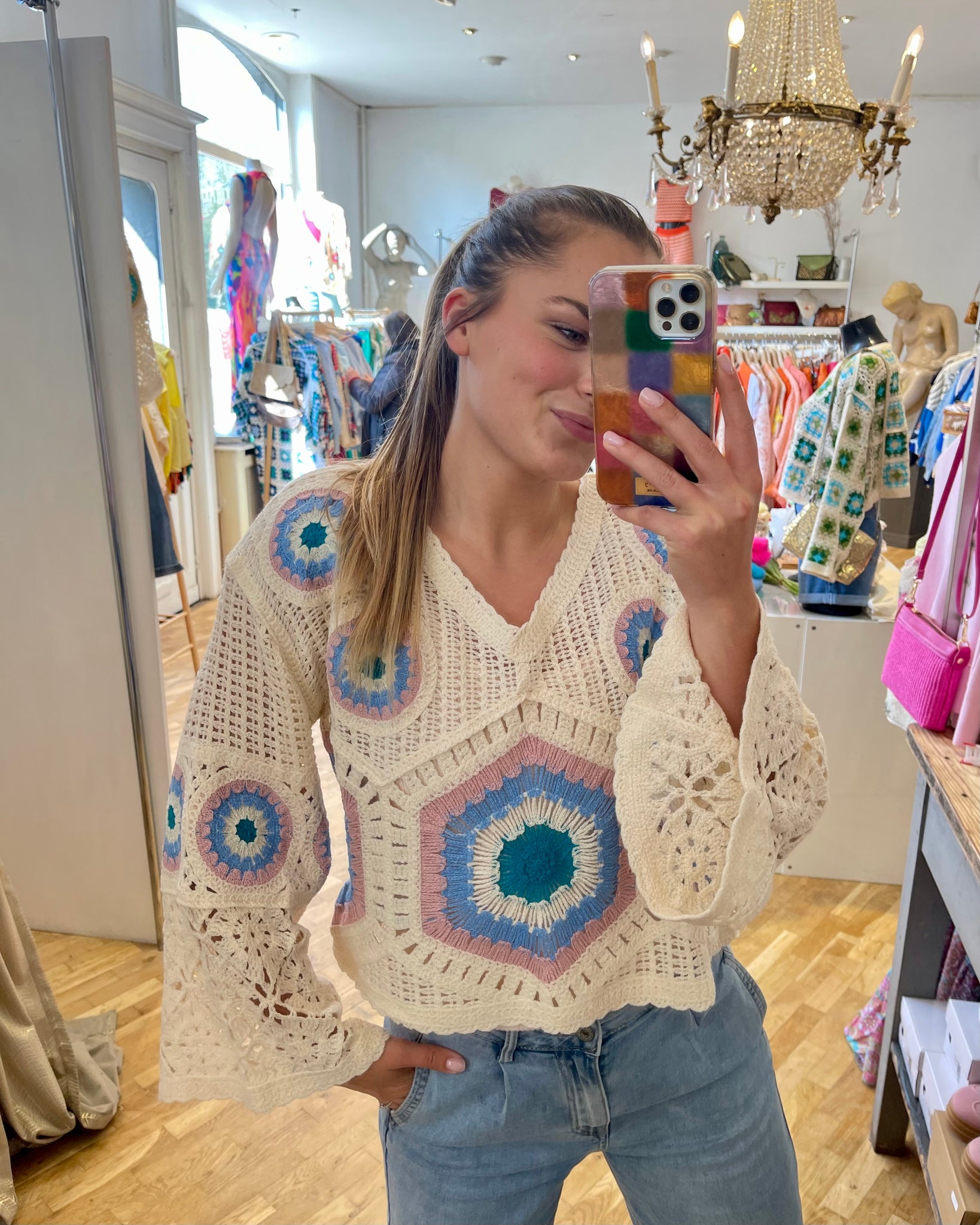 Haut crochet Lila - KAMI