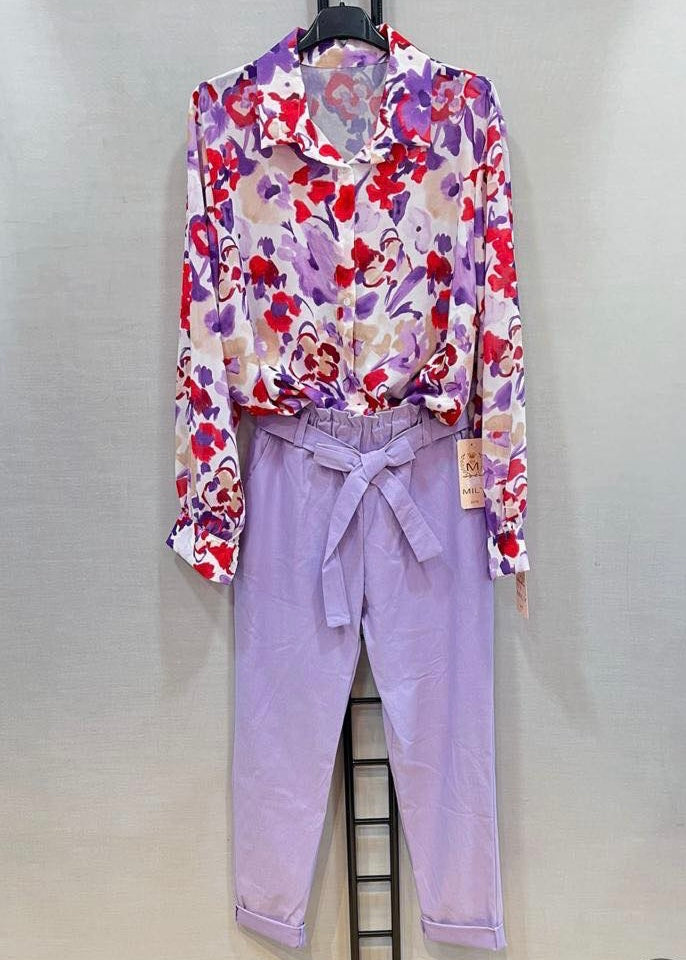 Chemise lila - KAÏA
