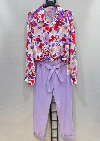 Chemise lila - KAÏA