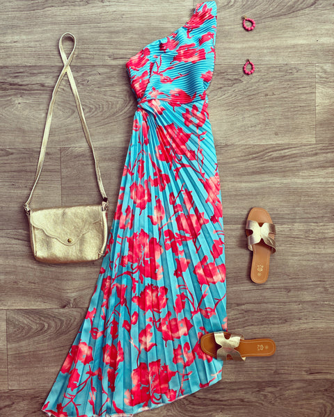 Robe bleu/rose - ÉLISA