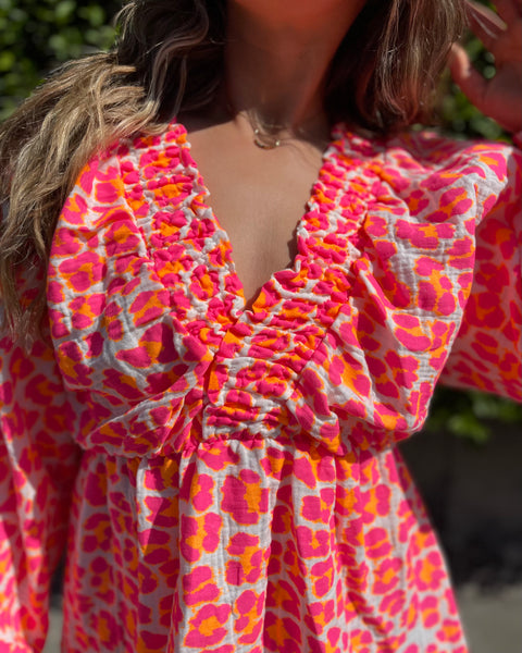 Robe fluo - LÉOPARD