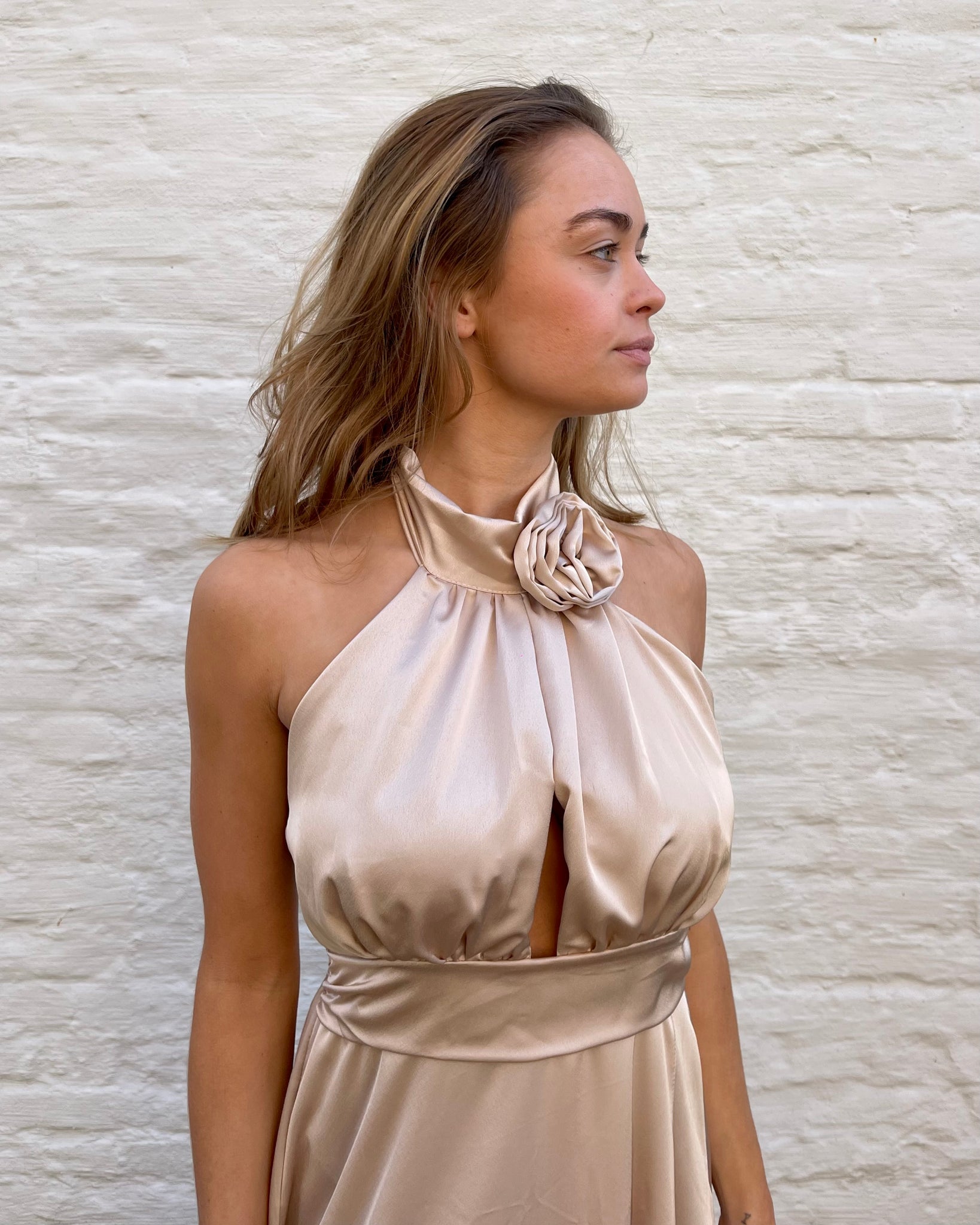 Robe beige - ROSITA