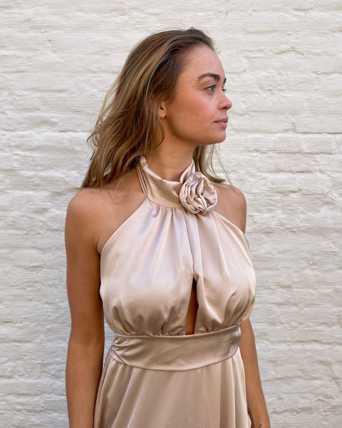 Robe beige - ROSITA