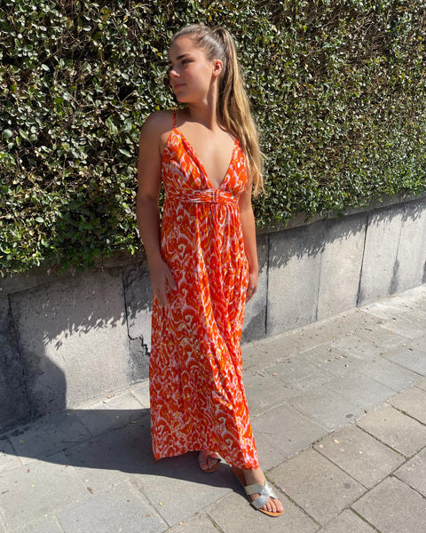 Robe orange - JALLIE