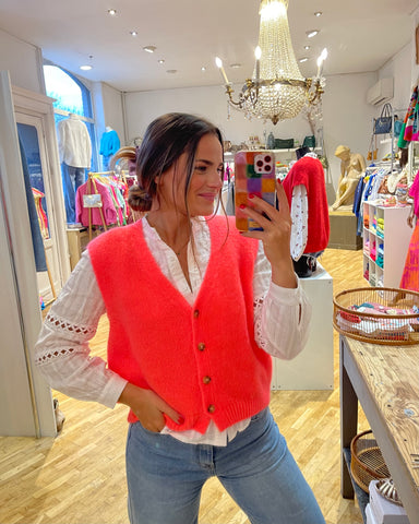Gilet corail - MARTIKA