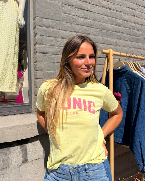T-shirt jaune - ICONIC CLUB