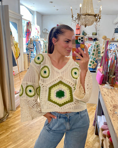 Haut crochet vert - KAMI