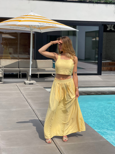 Ensemble jupe top - JAUNE
