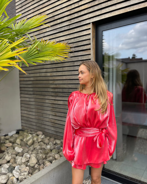 Robe corail - CAMILLE