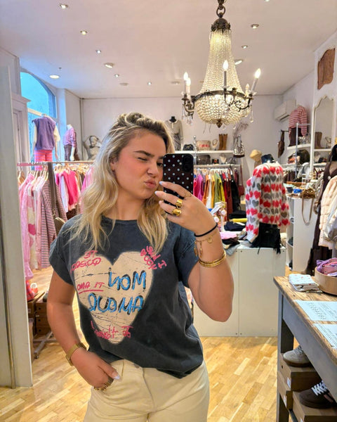 T-shirt gris - MON AMOUR
