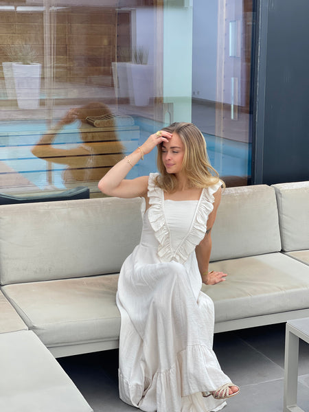 Robe beige - CAROLINE