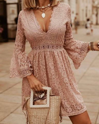 Robe beige - FLORA
