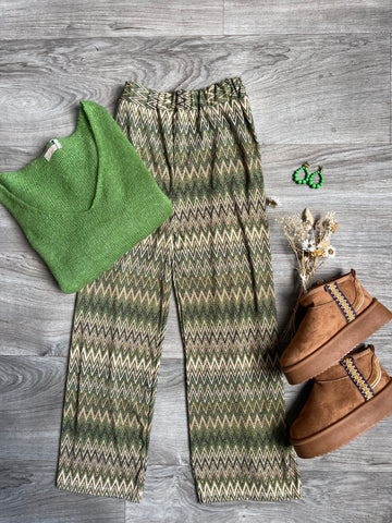 Pantalon vert - LOLIE
