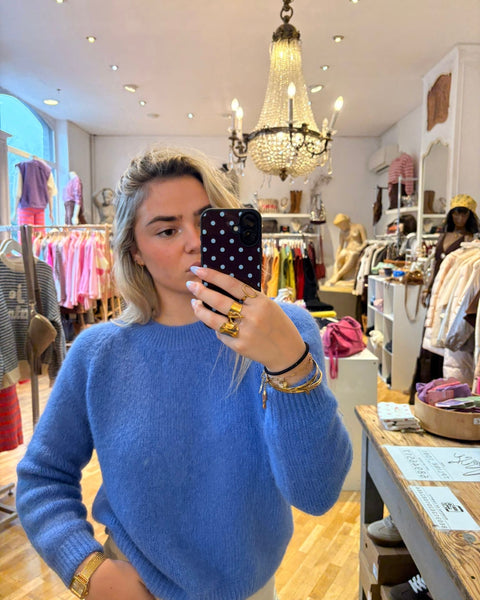 Blue sweater - DAPHNEA