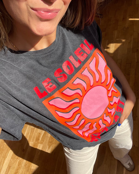 T-shirt orange - SOLEIL