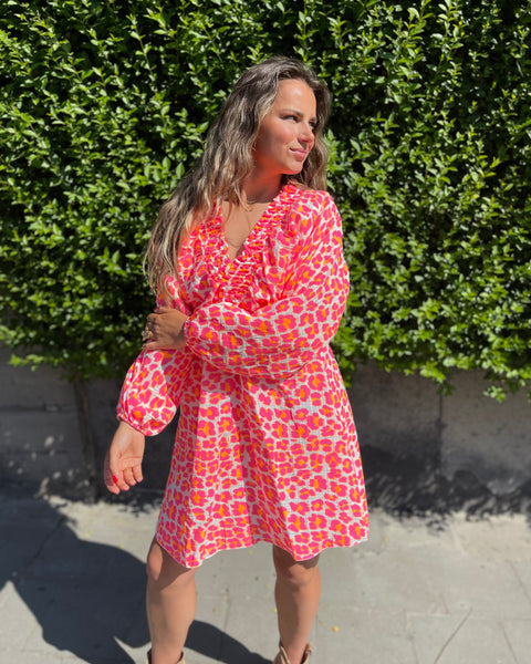 Robe fluo - LÉOPARD