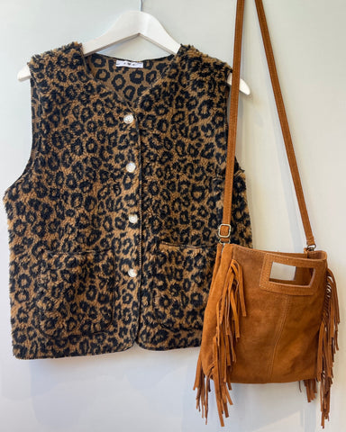 Gilet léopard - BARIA