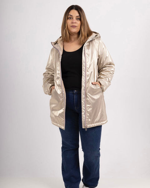 Veste grande taille doré - RORRY