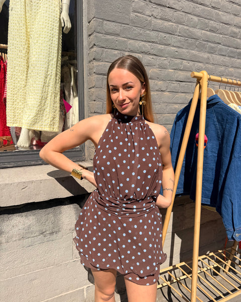 Combi jupe short - À POIS