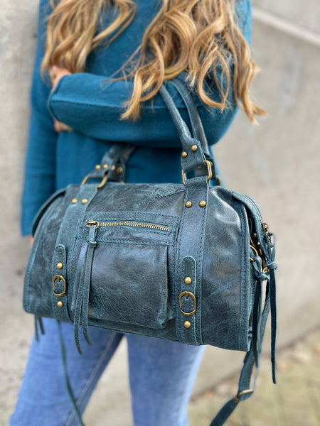 Sac bleu canard - LOLITA