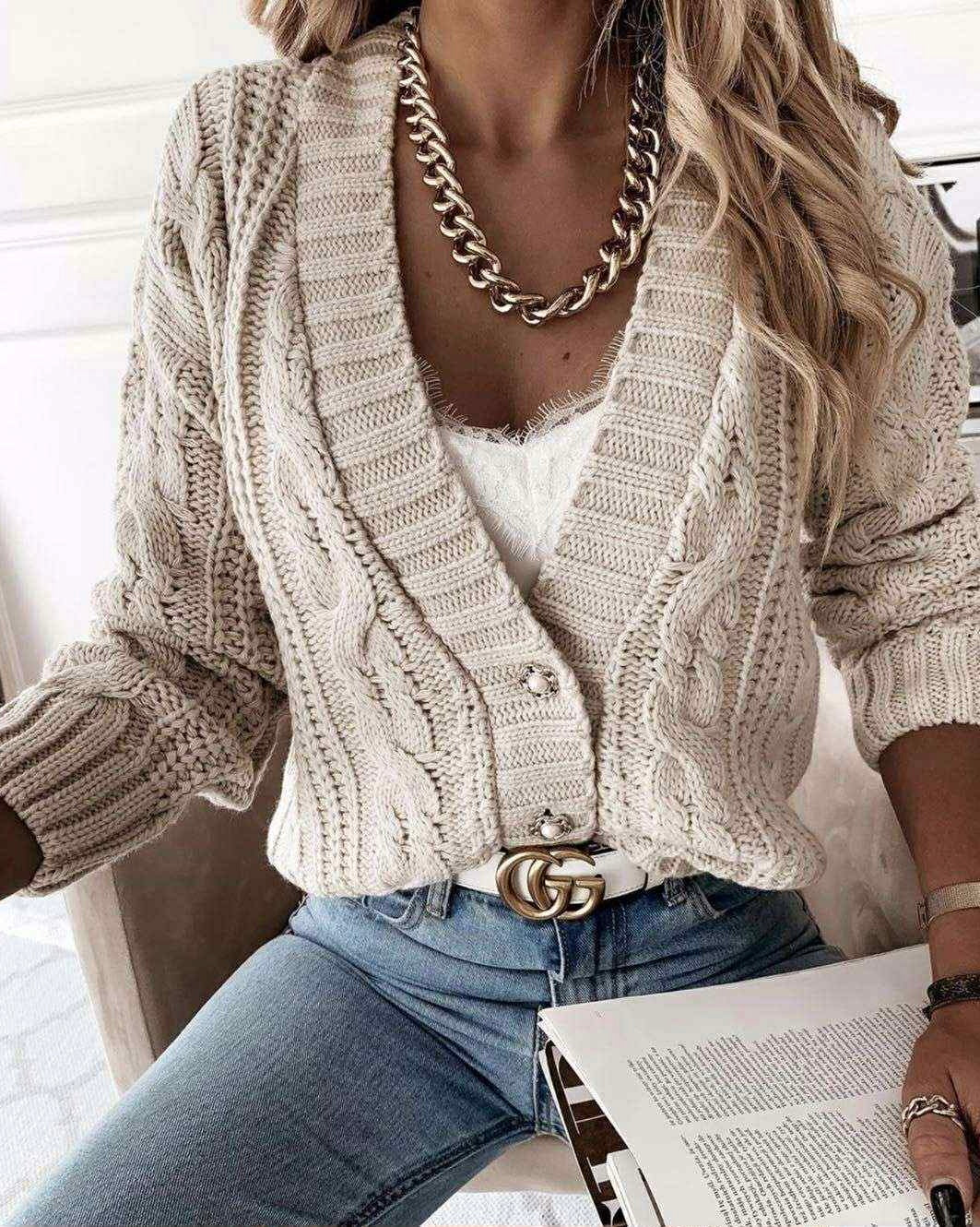 Gilet beige - DAFNÉE