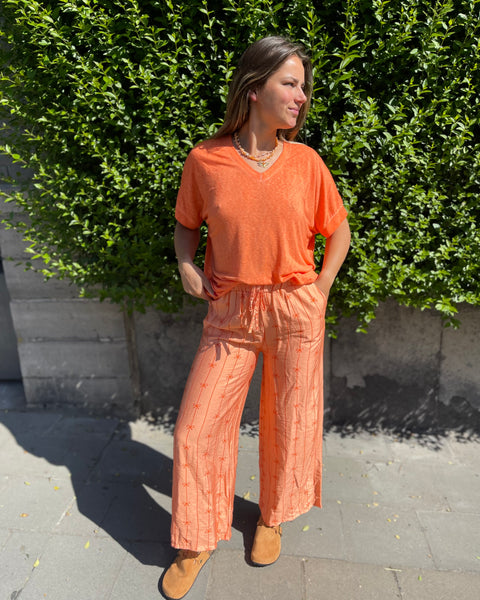 Pantalon orange - NOEUD