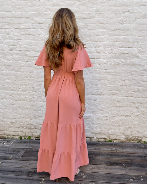 Robe vieux rose - ÉSPERANZA