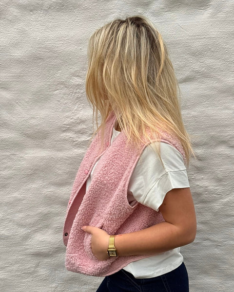 Gilet rose pale - ROSA