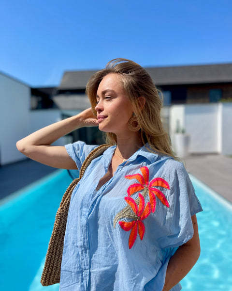 Chemise bleu - PALMIER