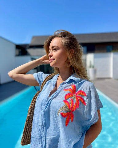 Chemise bleu - PALMIER