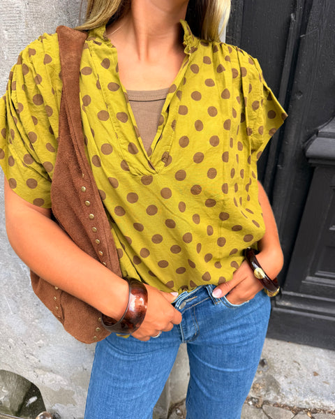 Chemise vert anis - POIS