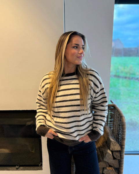 Pull chocolat - NOEUD